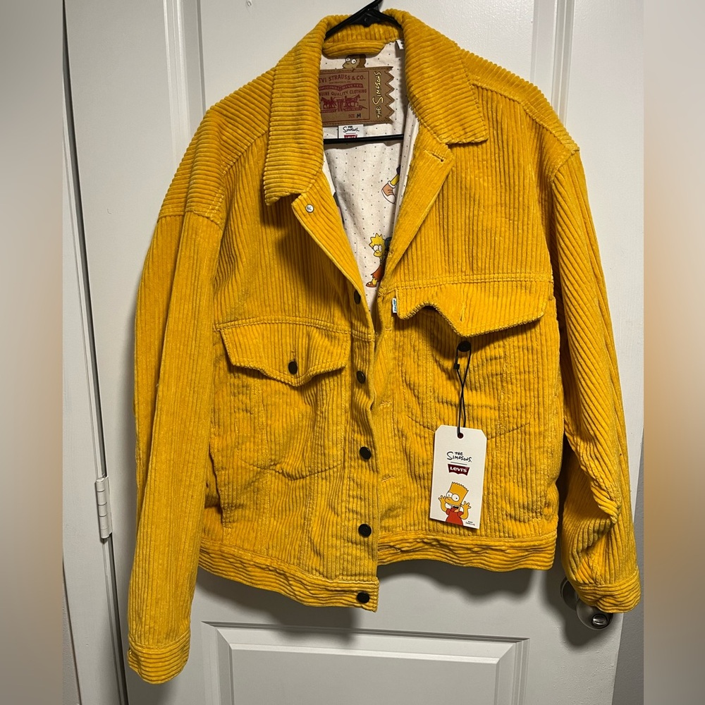 Levis x Simpsons corduroy jacket